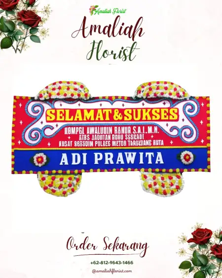 Papan Bunga Ucapan Selamat Dulangeya